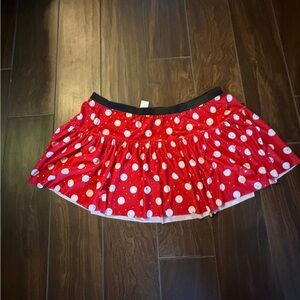 RunDisney Minnie Mouse Red Polka Dot Skirt